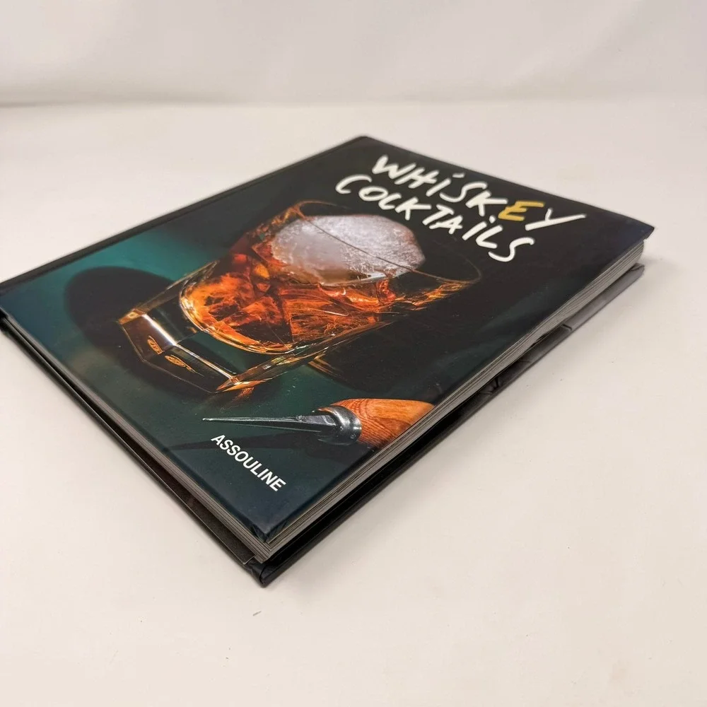 Assouline Whiskey Cocktails Hardcover Spiral Bound Book 9781614287346 Mixology